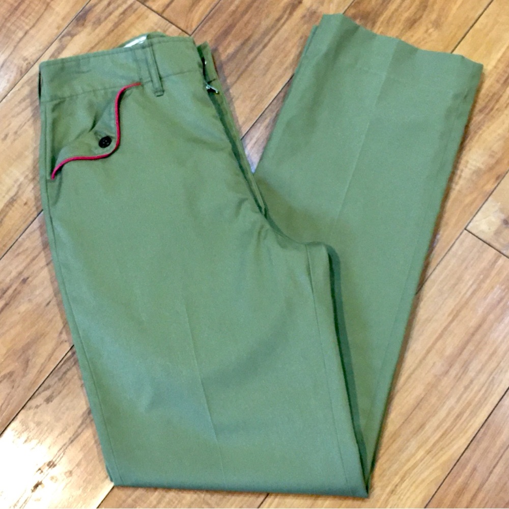 Vintage boy girl Scouts uniform pants green Halloween costume outfit wom…